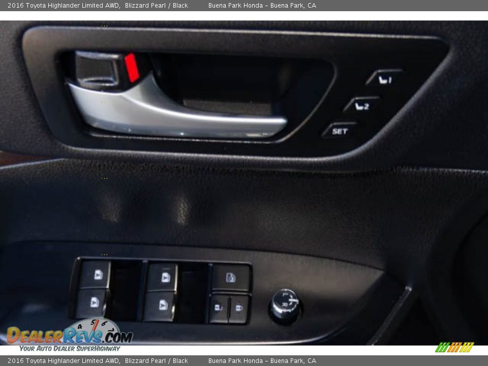 2016 Toyota Highlander Limited AWD Blizzard Pearl / Black Photo #30