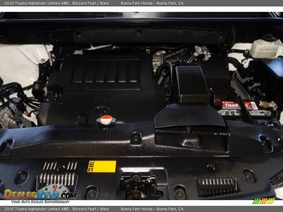 2016 Toyota Highlander Limited AWD Blizzard Pearl / Black Photo #34