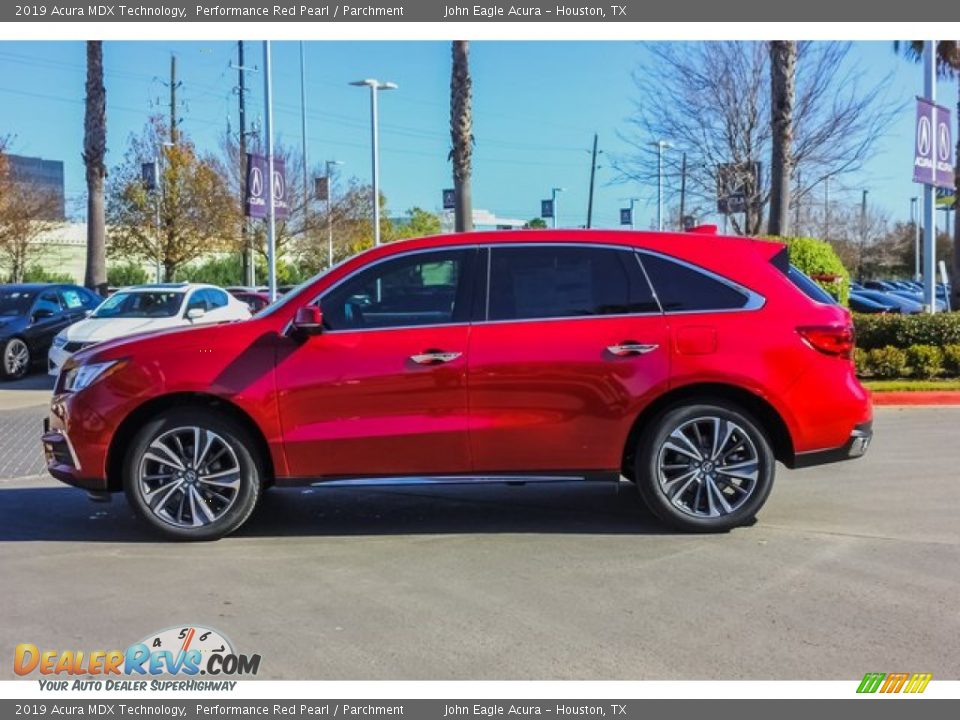 2019 Acura MDX Technology Performance Red Pearl / Parchment Photo #4