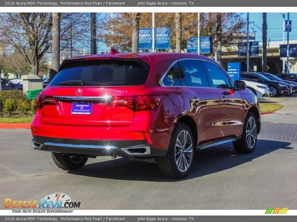 2019 Acura MDX Technology Performance Red Pearl / Parchment Photo #7