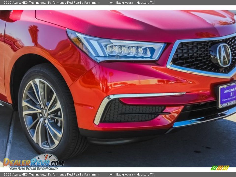 2019 Acura MDX Technology Performance Red Pearl / Parchment Photo #11
