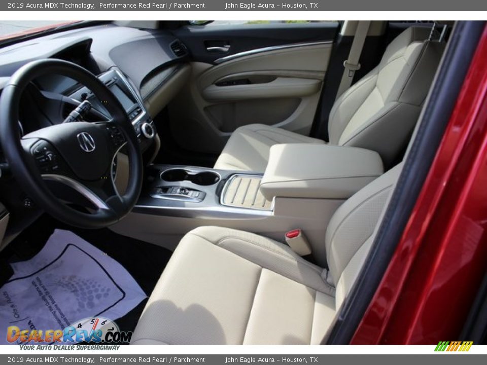 2019 Acura MDX Technology Performance Red Pearl / Parchment Photo #16