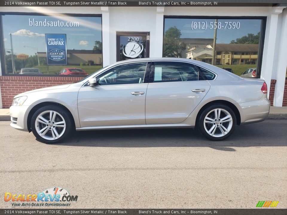 2014 Volkswagen Passat TDI SE Tungsten Silver Metallic / Titan Black Photo #1