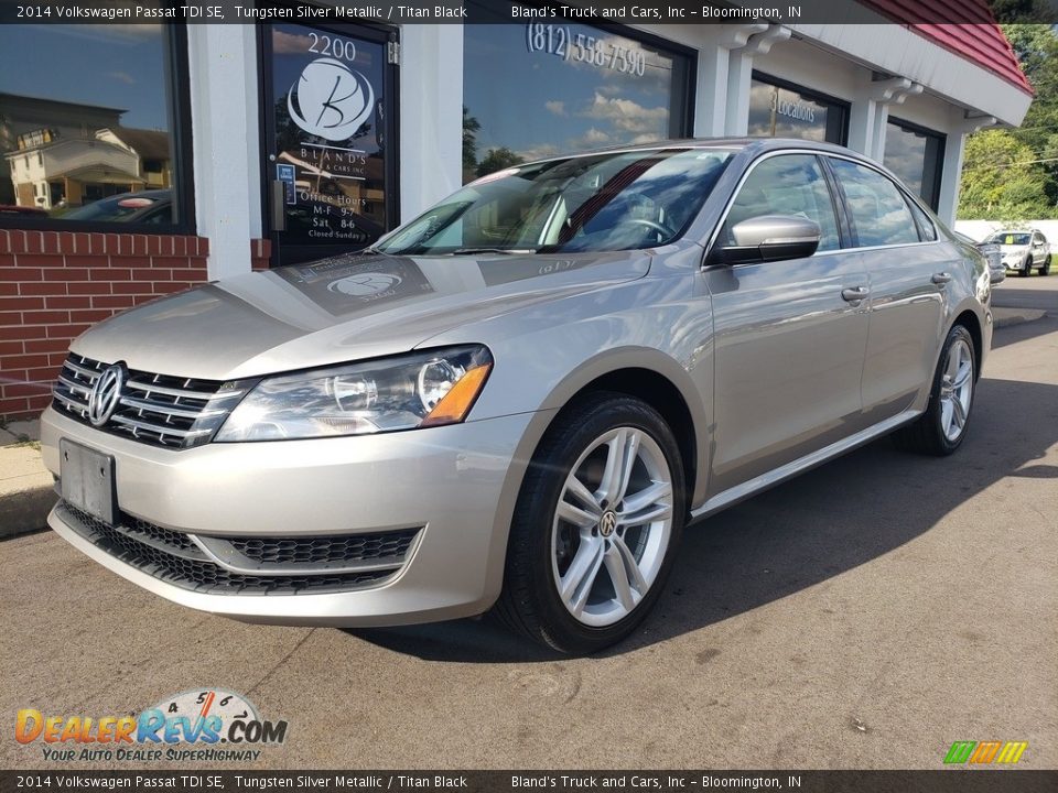 2014 Volkswagen Passat TDI SE Tungsten Silver Metallic / Titan Black Photo #2