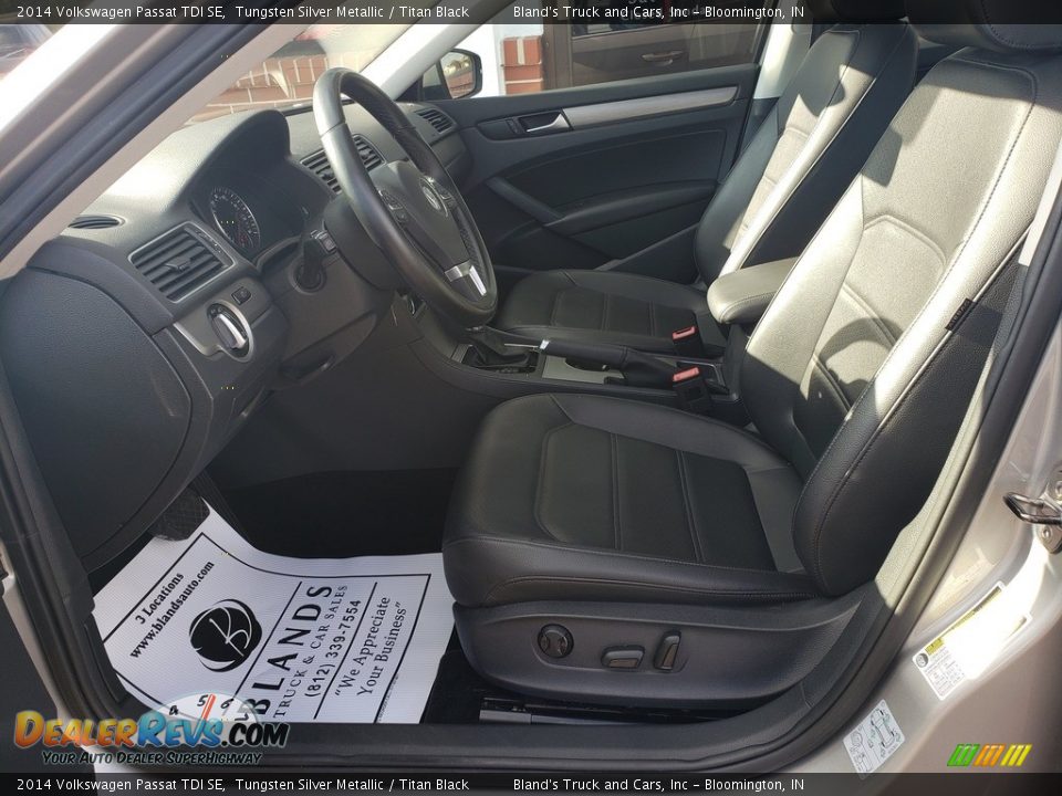 2014 Volkswagen Passat TDI SE Tungsten Silver Metallic / Titan Black Photo #7