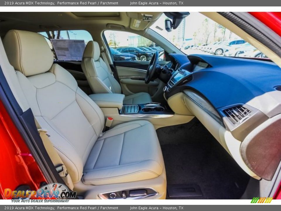2019 Acura MDX Technology Performance Red Pearl / Parchment Photo #24
