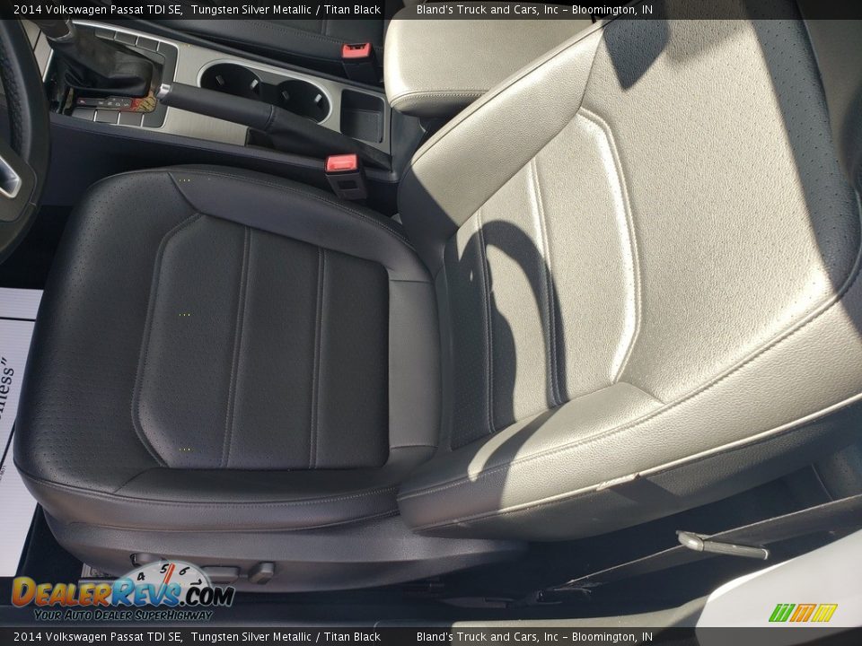 2014 Volkswagen Passat TDI SE Tungsten Silver Metallic / Titan Black Photo #9