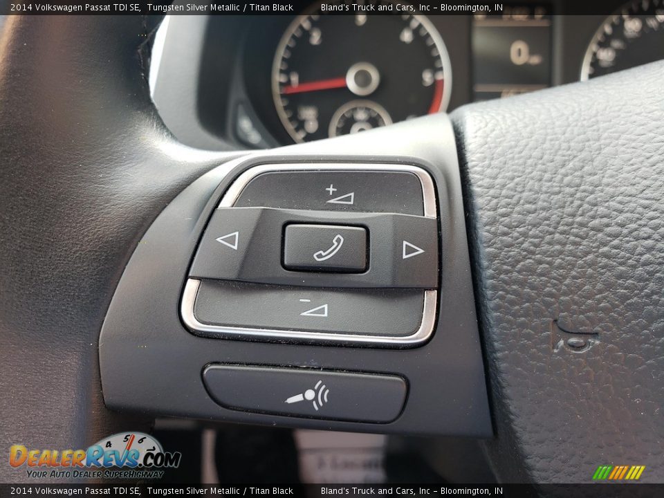 2014 Volkswagen Passat TDI SE Tungsten Silver Metallic / Titan Black Photo #13