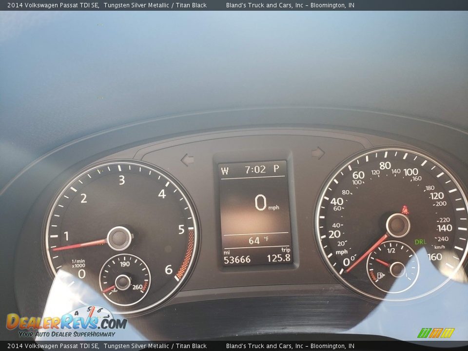 2014 Volkswagen Passat TDI SE Tungsten Silver Metallic / Titan Black Photo #16