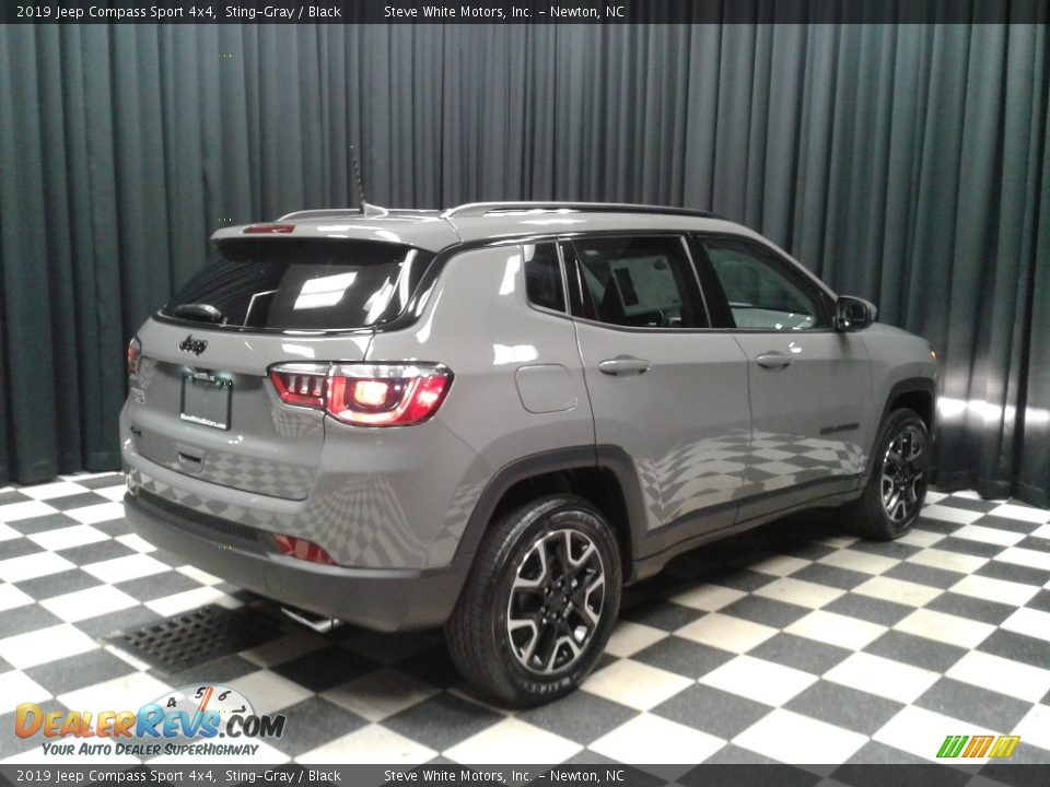 2019 Jeep Compass Sport 4x4 Sting-Gray / Black Photo #6