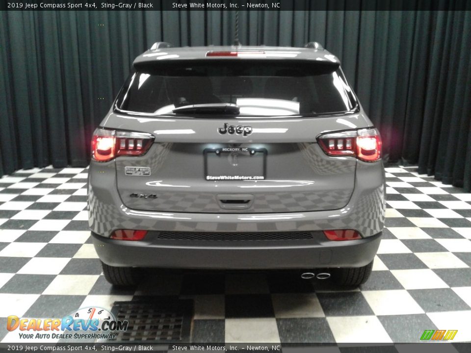 2019 Jeep Compass Sport 4x4 Sting-Gray / Black Photo #7