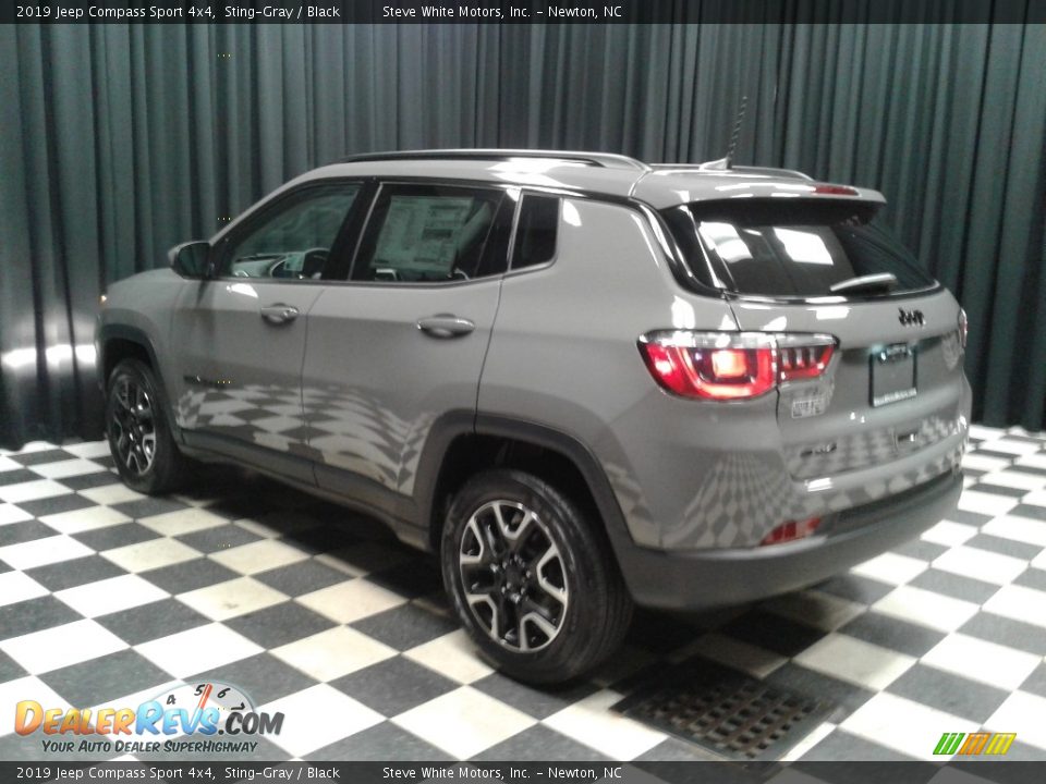 2019 Jeep Compass Sport 4x4 Sting-Gray / Black Photo #8