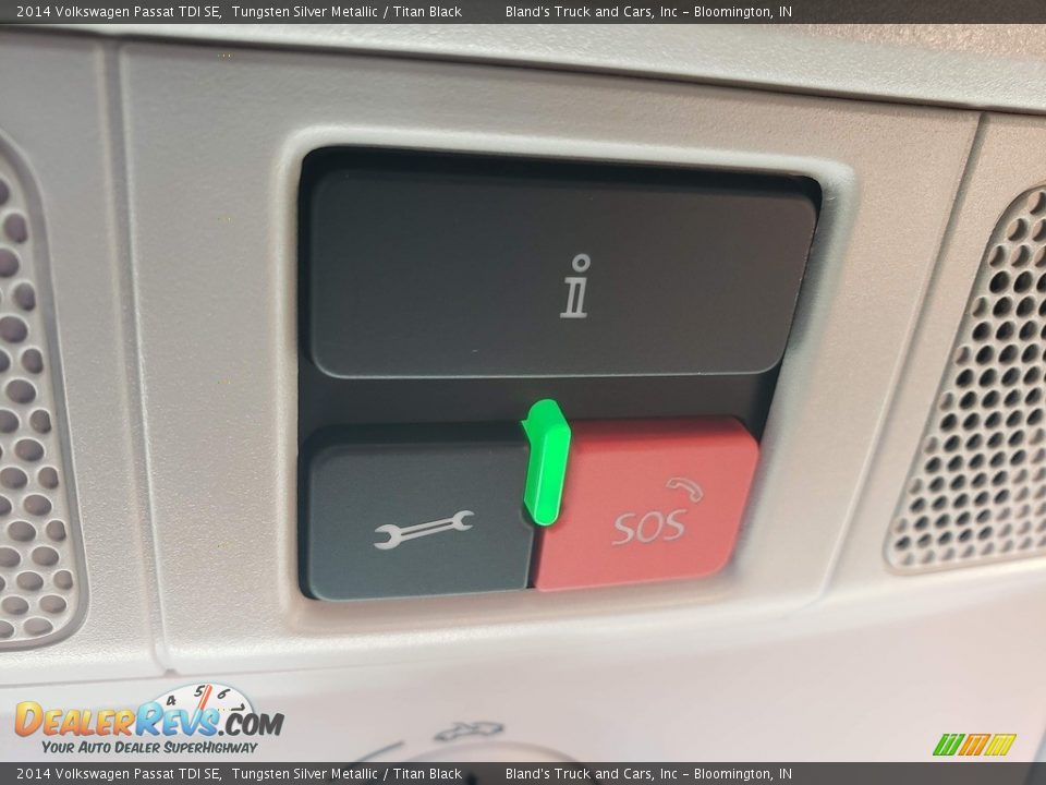 2014 Volkswagen Passat TDI SE Tungsten Silver Metallic / Titan Black Photo #29