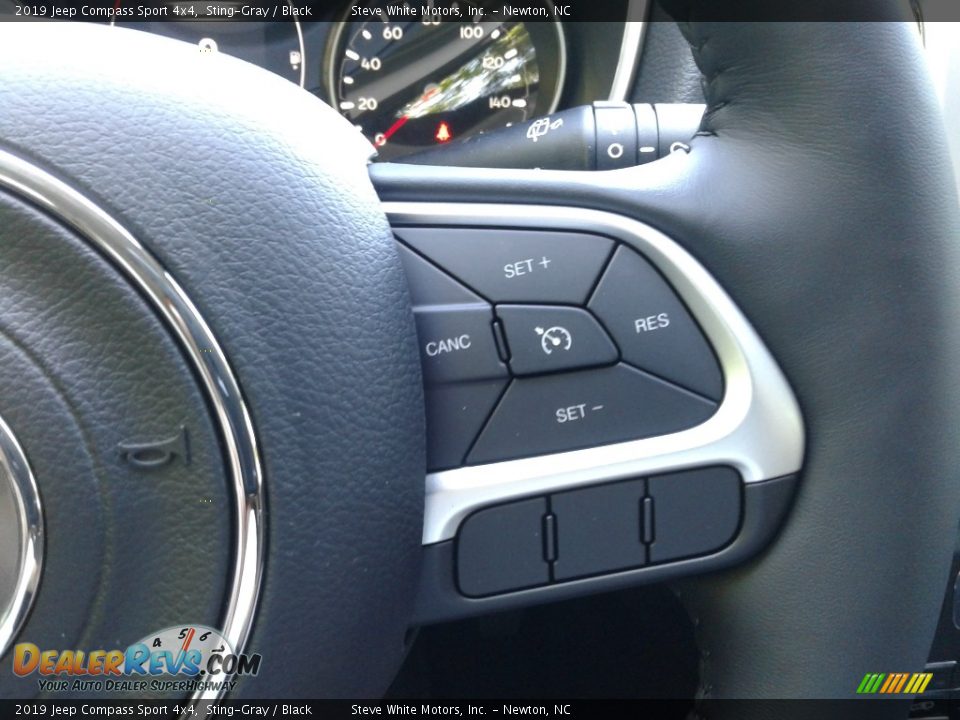 2019 Jeep Compass Sport 4x4 Sting-Gray / Black Photo #17