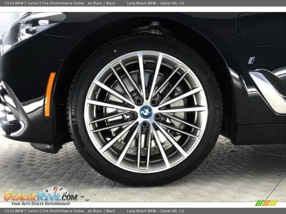 2019 BMW 5 Series 530e iPerformance Sedan Jet Black / Black Photo #8