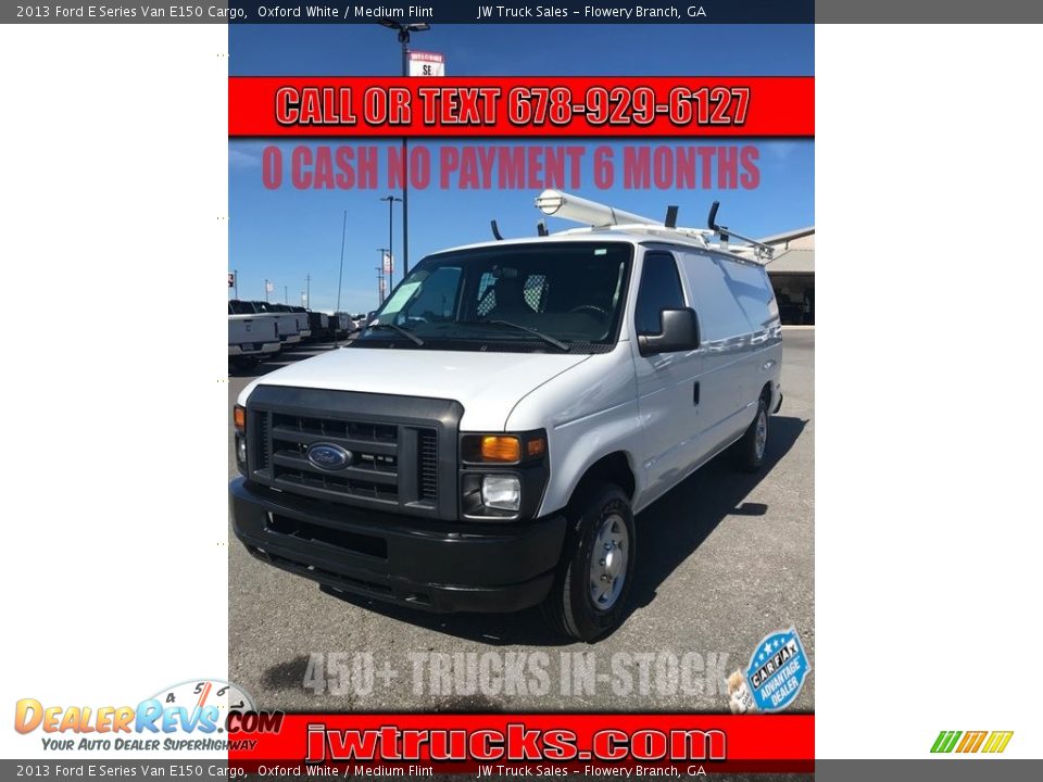 2013 Ford E Series Van E150 Cargo Oxford White / Medium Flint Photo #1