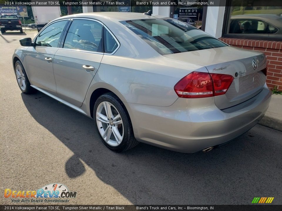 2014 Volkswagen Passat TDI SE Tungsten Silver Metallic / Titan Black Photo #35