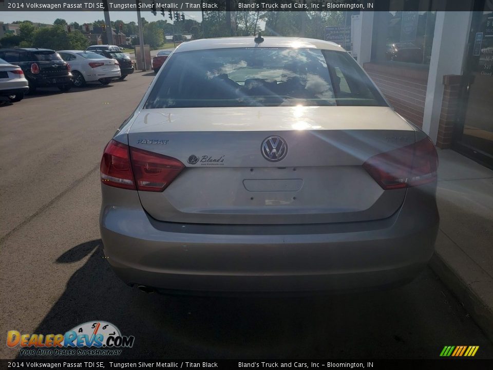 2014 Volkswagen Passat TDI SE Tungsten Silver Metallic / Titan Black Photo #36