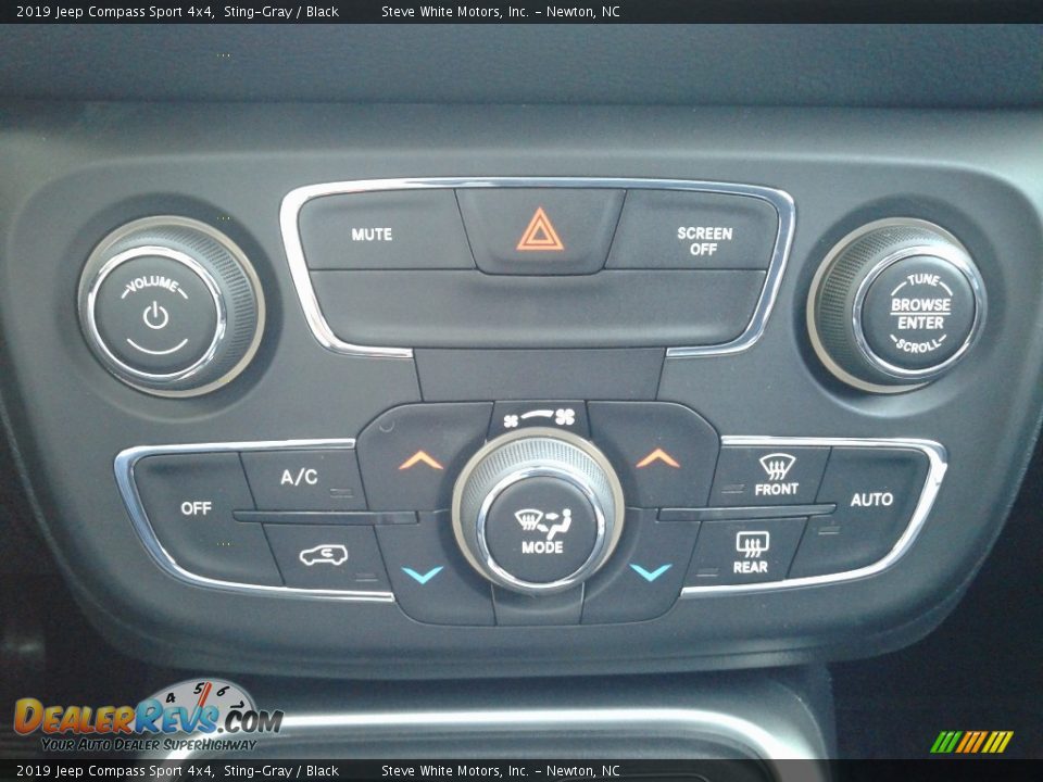 2019 Jeep Compass Sport 4x4 Sting-Gray / Black Photo #25