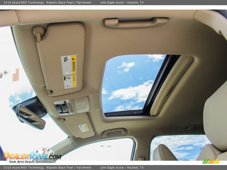 2019 Acura MDX Technology Majestic Black Pearl / Parchment Photo #16