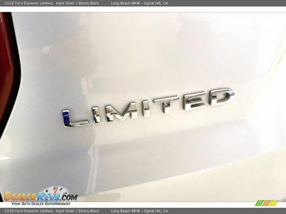 2018 Ford Explorer Limited Ingot Silver / Ebony Black Photo #7