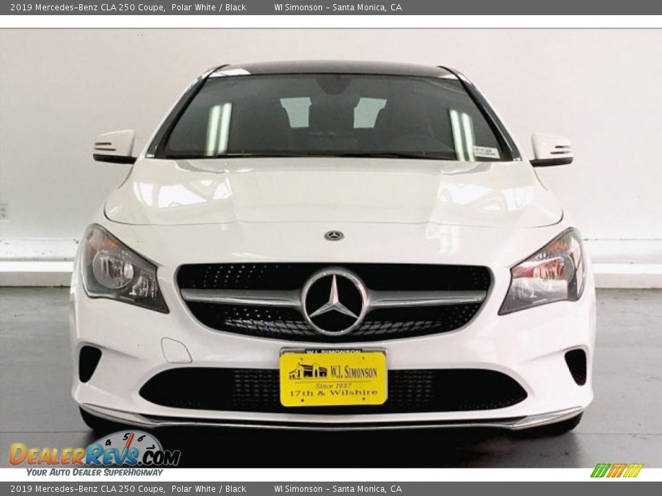 2019 Mercedes-Benz CLA 250 Coupe Polar White / Black Photo #2