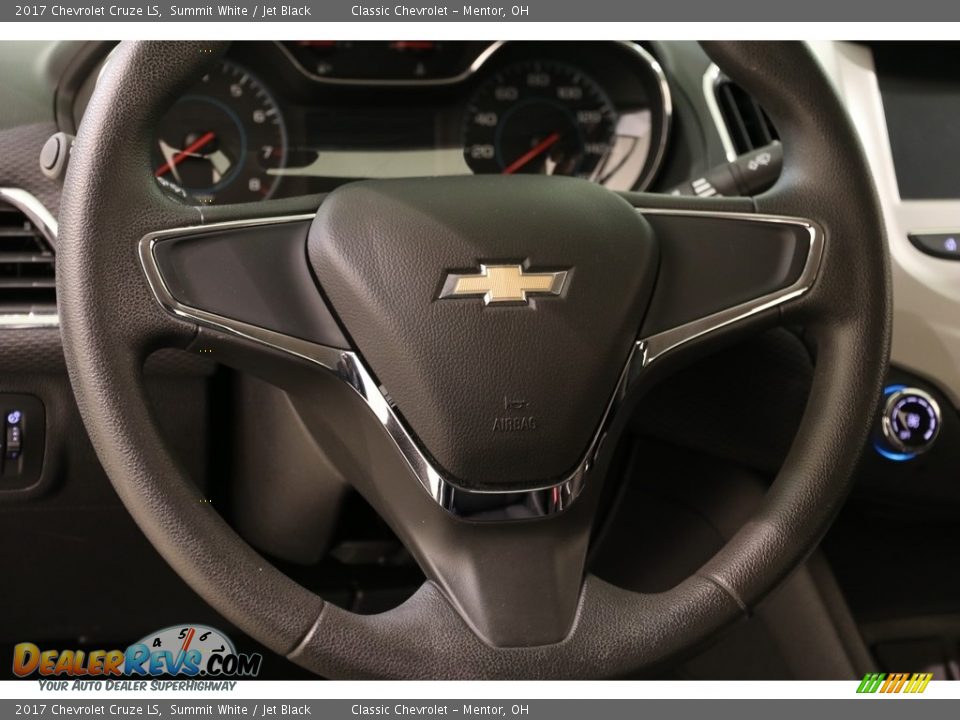 2017 Chevrolet Cruze LS Summit White / Jet Black Photo #7