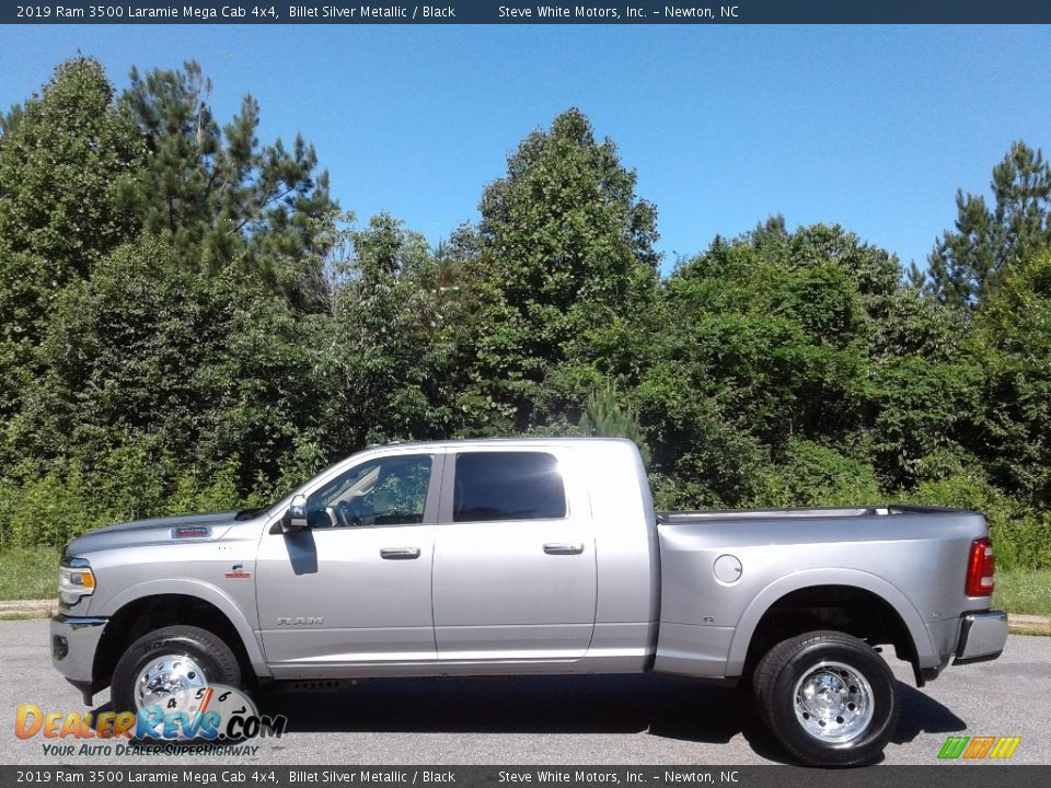 Billet Silver Metallic 2019 Ram 3500 Laramie Mega Cab 4x4 Photo #1