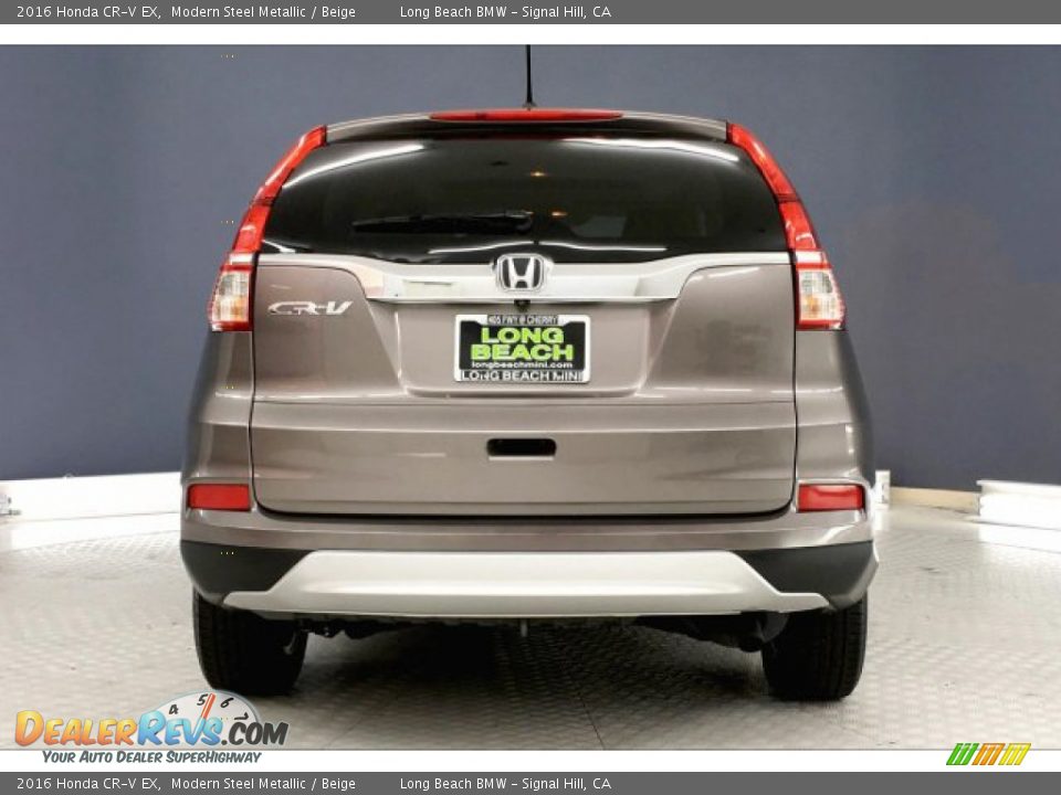 2016 Honda CR-V EX Modern Steel Metallic / Beige Photo #3