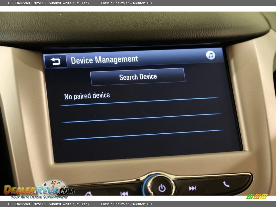 2017 Chevrolet Cruze LS Summit White / Jet Black Photo #12