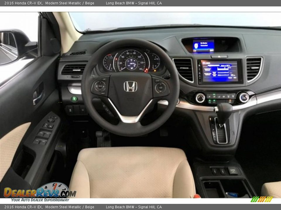 2016 Honda CR-V EX Modern Steel Metallic / Beige Photo #4