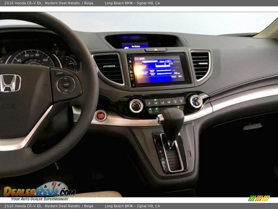 2016 Honda CR-V EX Modern Steel Metallic / Beige Photo #5