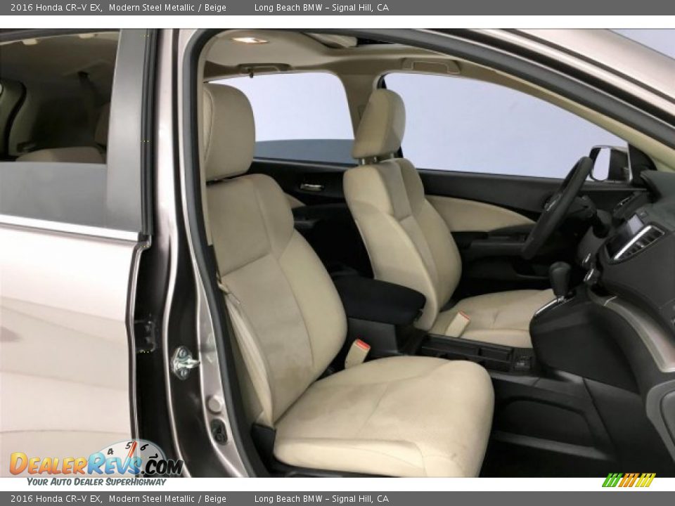 2016 Honda CR-V EX Modern Steel Metallic / Beige Photo #6