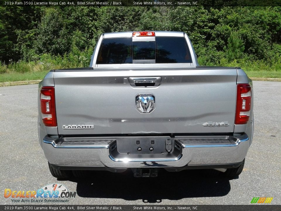 2019 Ram 3500 Laramie Mega Cab 4x4 Billet Silver Metallic / Black Photo #7