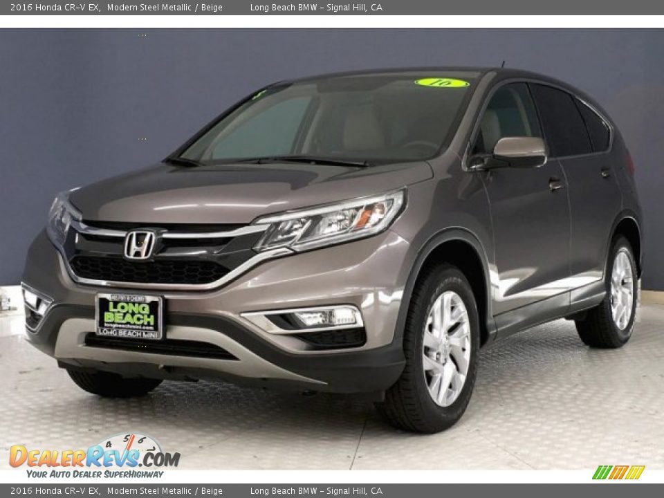 2016 Honda CR-V EX Modern Steel Metallic / Beige Photo #12