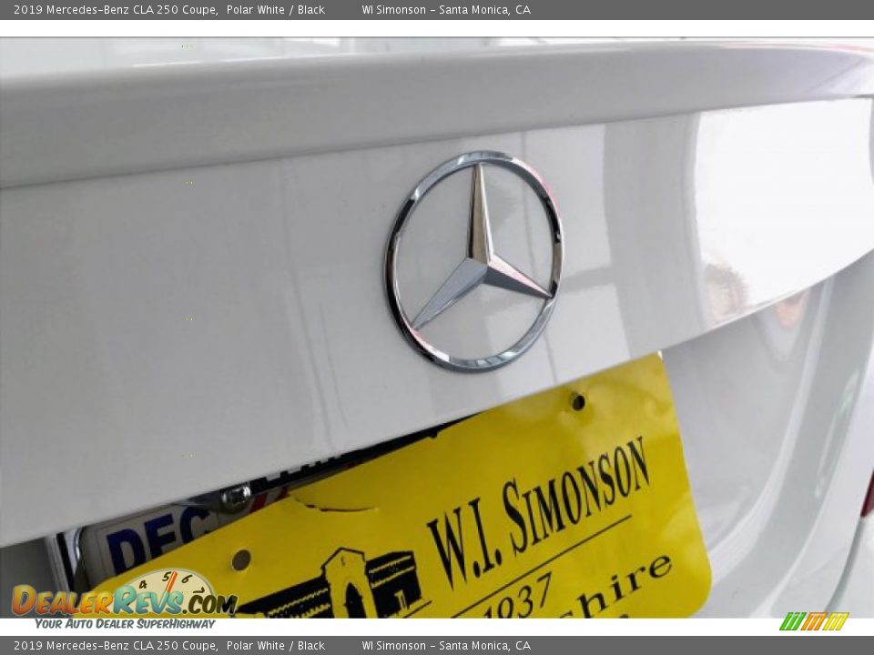 2019 Mercedes-Benz CLA 250 Coupe Polar White / Black Photo #27