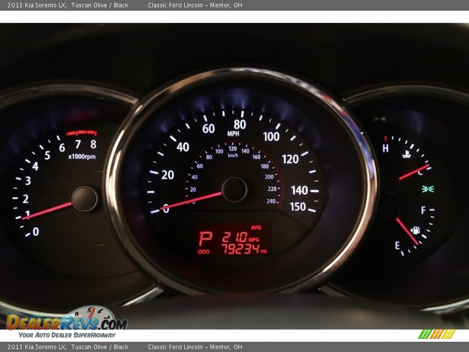 2013 Kia Sorento LX Tuscan Olive / Black Photo #8