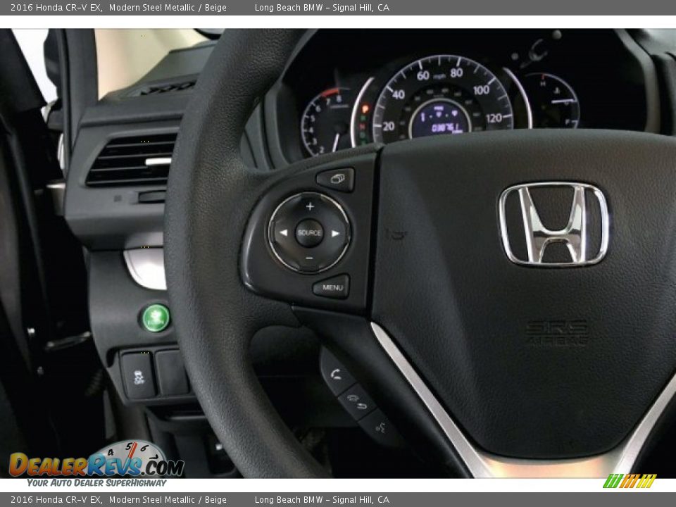 2016 Honda CR-V EX Modern Steel Metallic / Beige Photo #14
