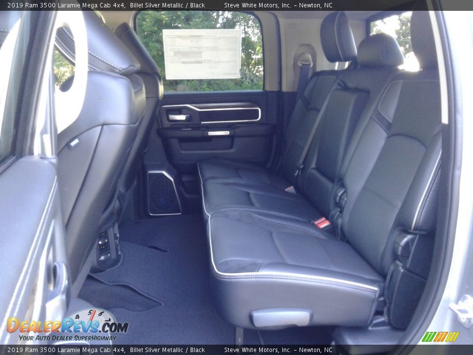 Rear Seat of 2019 Ram 3500 Laramie Mega Cab 4x4 Photo #11