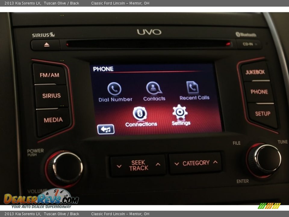 2013 Kia Sorento LX Tuscan Olive / Black Photo #11