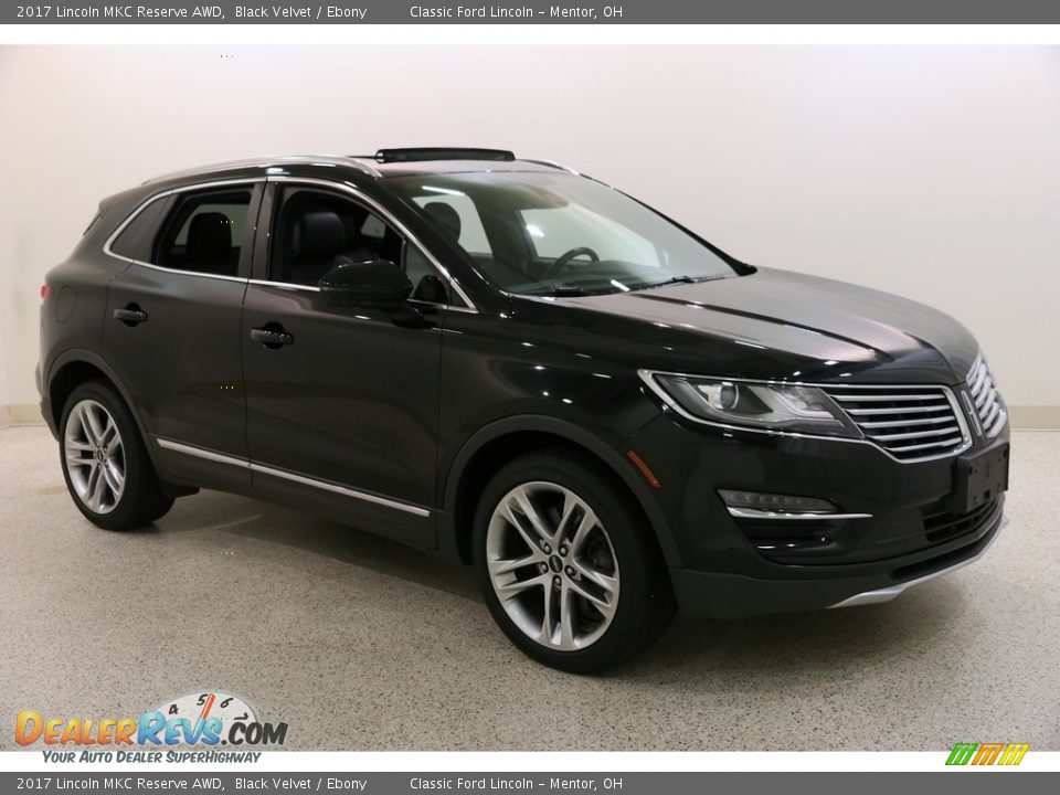 2017 Lincoln MKC Reserve AWD Black Velvet / Ebony Photo #1