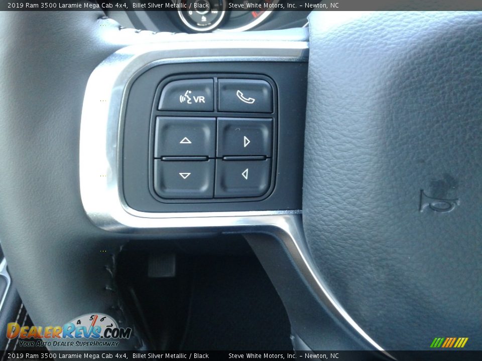 2019 Ram 3500 Laramie Mega Cab 4x4 Steering Wheel Photo #17