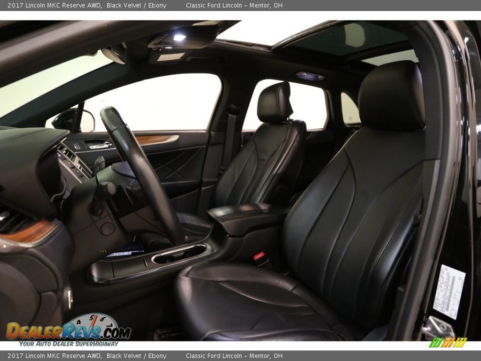 2017 Lincoln MKC Reserve AWD Black Velvet / Ebony Photo #5