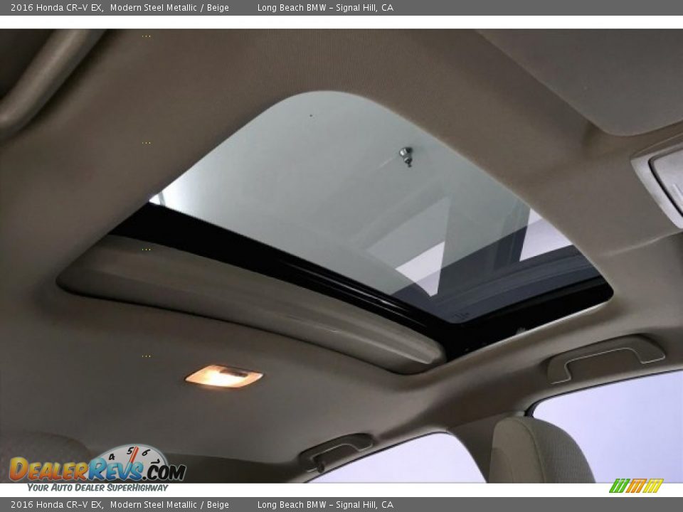 2016 Honda CR-V EX Modern Steel Metallic / Beige Photo #25