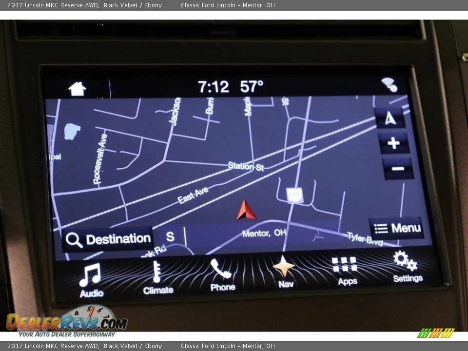 2017 Lincoln MKC Reserve AWD Black Velvet / Ebony Photo #13