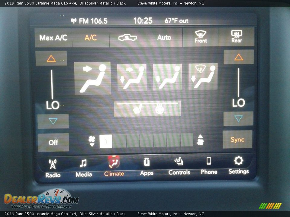2019 Ram 3500 Laramie Mega Cab 4x4 Billet Silver Metallic / Black Photo #24