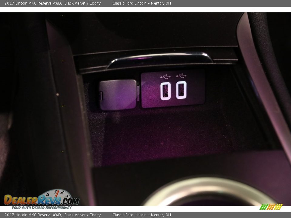 2017 Lincoln MKC Reserve AWD Black Velvet / Ebony Photo #16