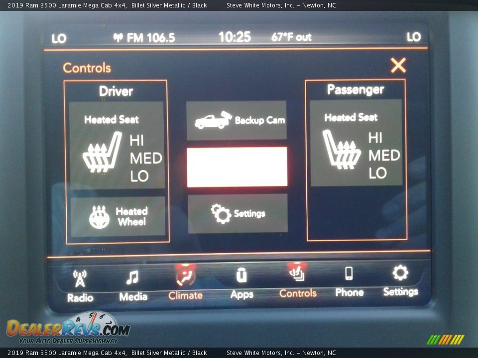 2019 Ram 3500 Laramie Mega Cab 4x4 Billet Silver Metallic / Black Photo #25