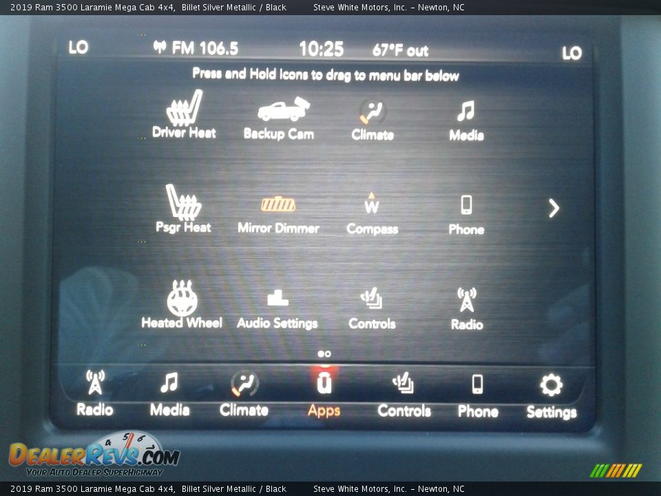 2019 Ram 3500 Laramie Mega Cab 4x4 Billet Silver Metallic / Black Photo #26