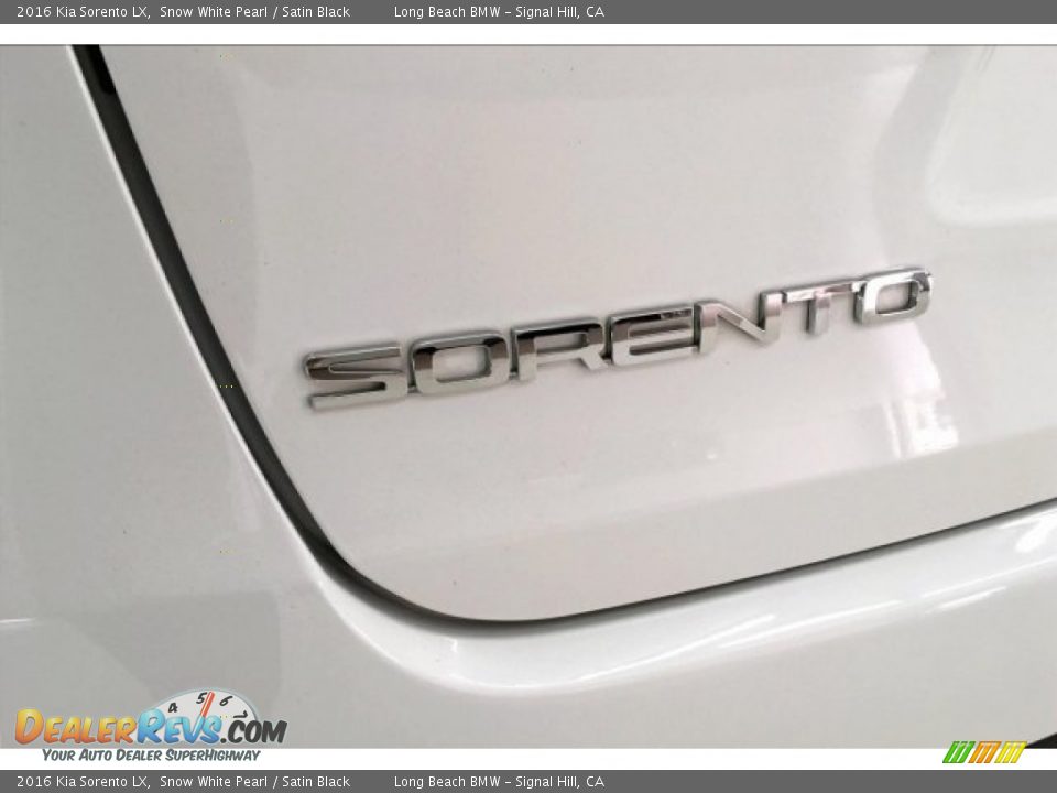 2016 Kia Sorento LX Snow White Pearl / Satin Black Photo #7